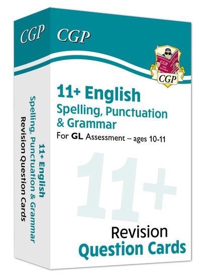 Cover for CGP Books · 11+ GL Revision Question Cards: English Spelling, Punctuation &amp; Grammar - Ages 10-11 - CGP GL 11+ Ages 10-11 (Hardcover bog) (2020)