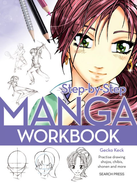 Cover for Gecko Keck · Step-by-Step Manga Workbook (Pocketbok) (2025)