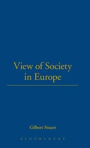 Cover for Gilbert Stuart · View of Society in Europe (Hardcover Book) [Facsimile of 1791 edition] (1995)