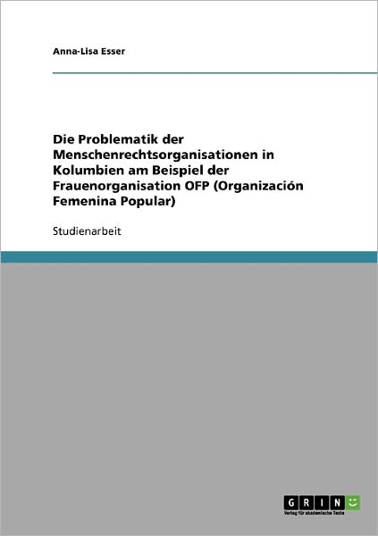 Cover for Esser · Die Problematik der Menschenrecht (Book) [German edition] (2013)