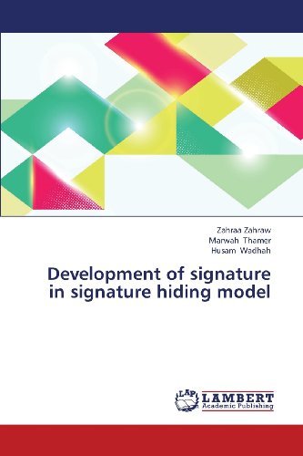 Cover for Husam Wadhah · Development of Signature in Signature Hiding Model (Taschenbuch) (2013)