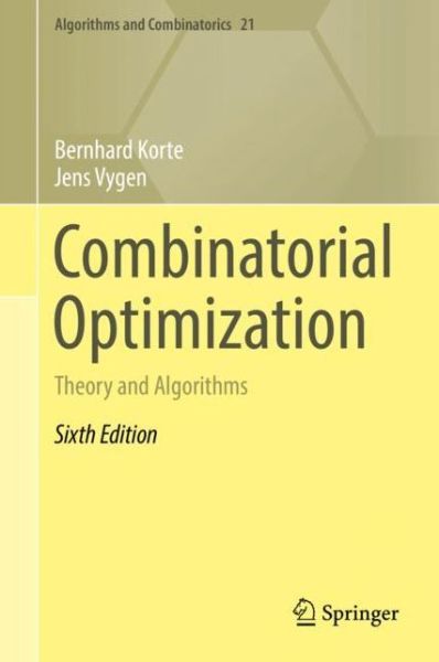 Cover for Korte · Combinatorial Optimization (Buch) [6th ed. 2018 edition] (2018)