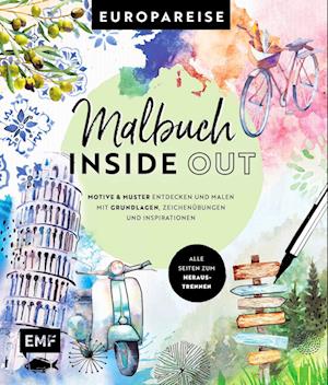 Cover for Malbuch Inside Out: Watercolor Europare (Buch)