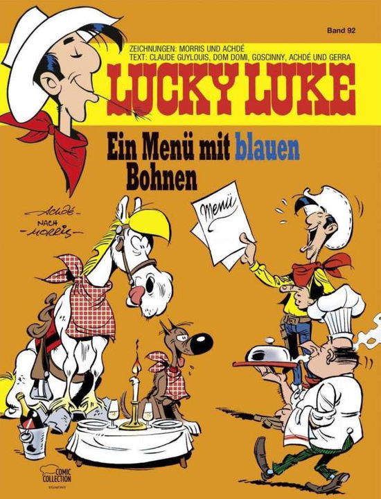 Cover for Achdé · Lucky Luke.092 Menü m.blau.Bohne (Bog)