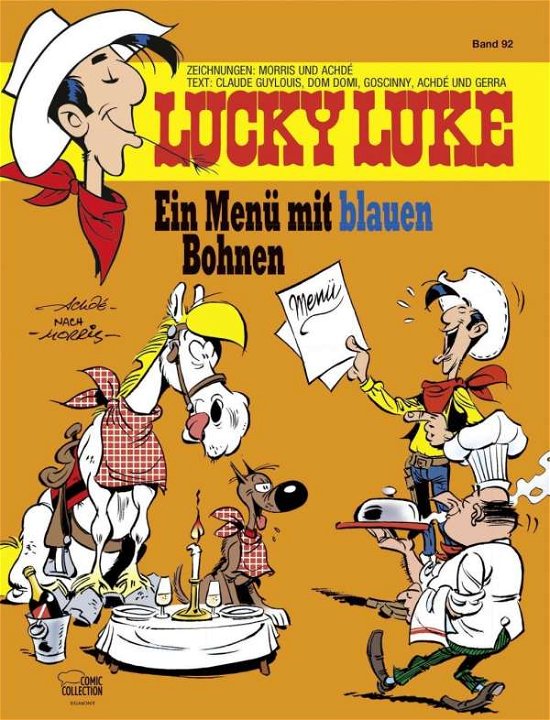 Cover for Achdé · Lucky Luke.092 Menü m.blau.Bohne (Buch)