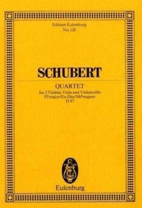 Cover for Franz Schubert · String Quartet Eb Major Op 1251 D 87 (Paperback Book) (1985)