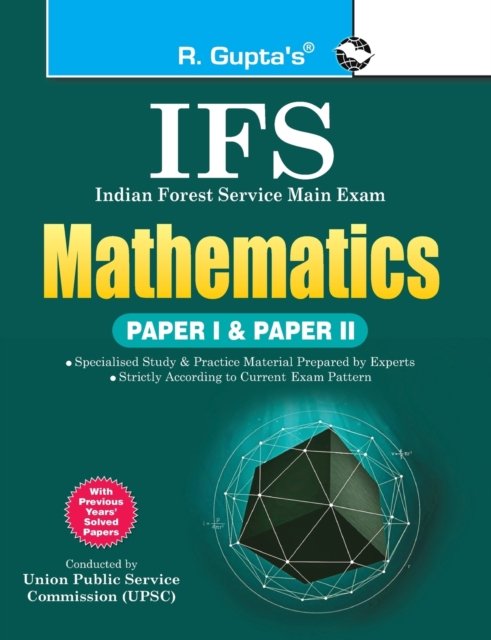 Cover for Rph Editorial Board · Ifs Indian Forest Service Mathematics (Paper I &amp; II) (Paperback Book) (2020)