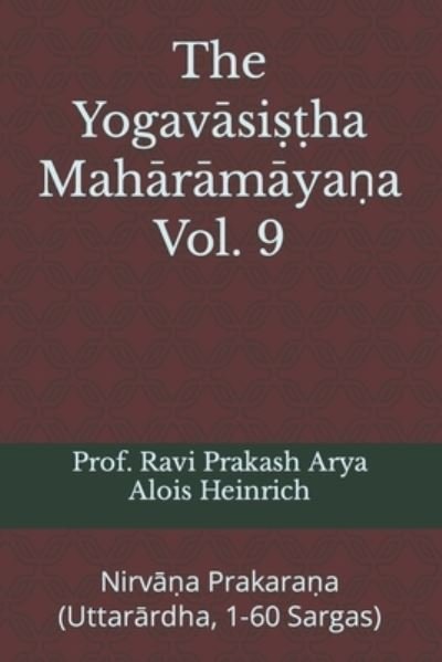 Cover for Alois Heinrich · The Yogavasistha Maharamayana Vol. 9 (Pocketbok) (2022)