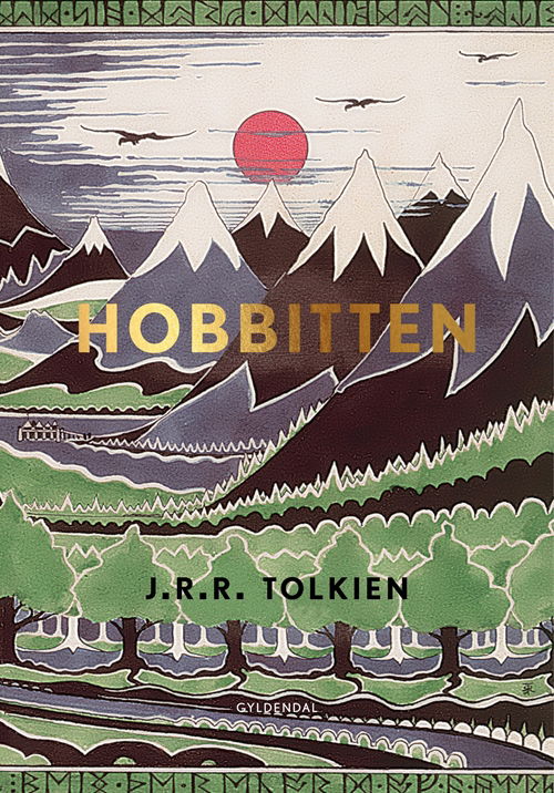 Cover for J.R.R. Tolkien · Gyldendals Klassikerkollektion: Hobbitten (Sewn Spine Book) [11e édition] (2019)