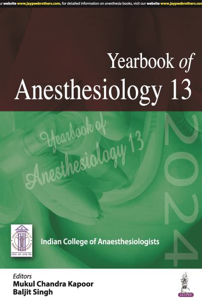 Cover for Mukul Chandra Kapoor · Yearbook of Anesthesiology: 13 (Paperback Book) (2023)