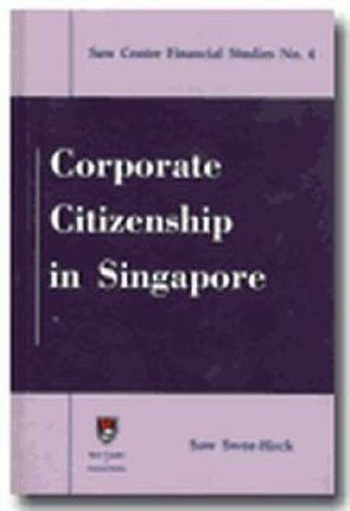 Cover for Saw Swee-Hock · Corporate Citizenship in Singapore (Paperback Book) (2009)