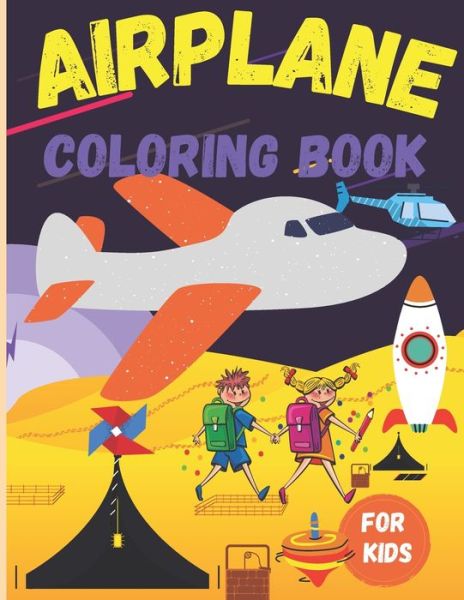 Cover for Sankara · Airplane coloring book for kids (Paperback Book) (2020)