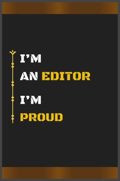 Cover for Hb Arts · I'm an Editor I'm Proud (Paperback Book) (2020)