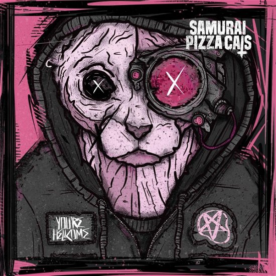 Cover for Samurai Pizza Cats · You're Hellcome (PINK VINYL) (LP) [Limited edition] (2023)