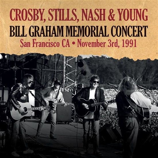 Bill Graham Memorial Concert San Francisco,ca 3 Nov 91 - Crosby, Stills, Nash & Young - Musikk - OUTSIDER - 0655729196390 - 20. august 2021