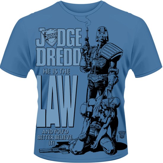 Cover for Judge Dredd · He is the Law Blue (T-shirt) [size XXL] (2013)