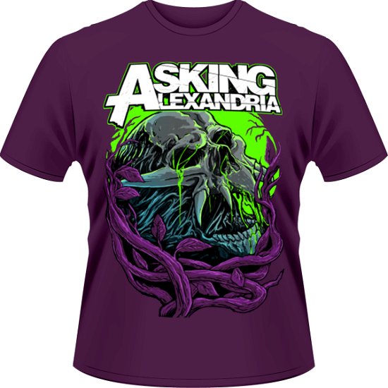 Cover for Asking Alexandria =t-shir · Night Slime Purple (MERCH) [size M] [Purple edition] (2013)