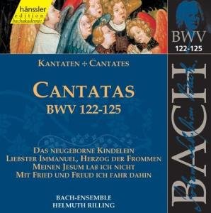 Cover for Bach-collegium / Rilling · BACH: Kantaten BWV 122-125 (CD) (2000)