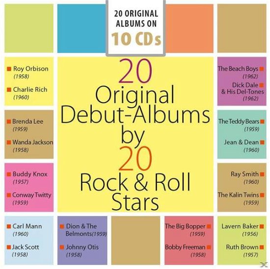 20 Original Debut-albums by 20 Rock'n'roll Stars - Various Artists - Musikk - Documents - 4053796004390 - 13. oktober 2017
