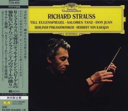 Cover for Herbert von Karajan &amp; Berliner Philharmoniker · Richard Strauss: Till Eulenspiegel, Salomes Tanz, Don Juan (HDCD) (2014)