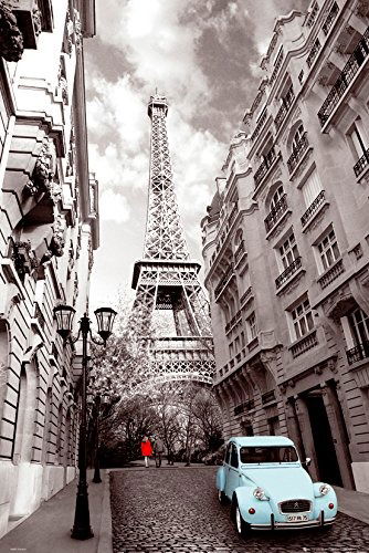 Cover for Paris · Paris: Red Girl Blue Car (Poster Maxi 61x91,5 Cm) (MERCH)