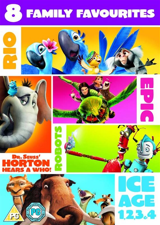 Blue Sky Animation Box Set (8 Titles) - Blue Sky - 8 Family Favourites - Filme - 20th Century Fox - 5039036071390 - 27. Oktober 2014