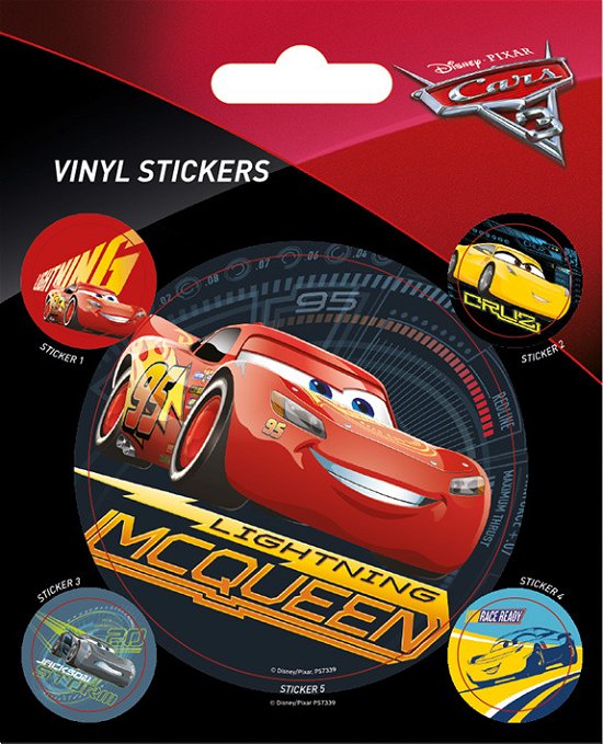 Cover for Cars 3 · Lightning Mcqueen (Set Adesivi 12,5X10 Cm) (MERCH)