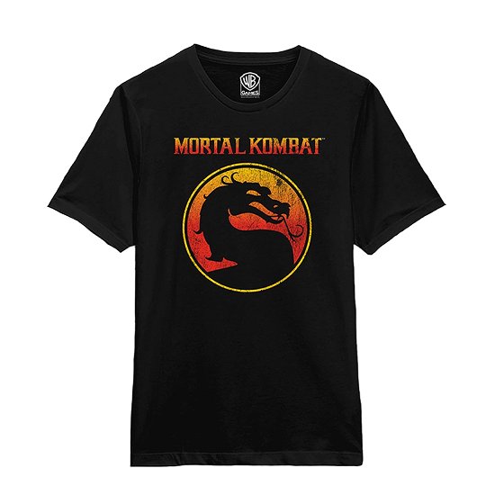Cover for Mortal Kombat · Dragon Outline (T-shirt) [size L] [Black edition] (2020)