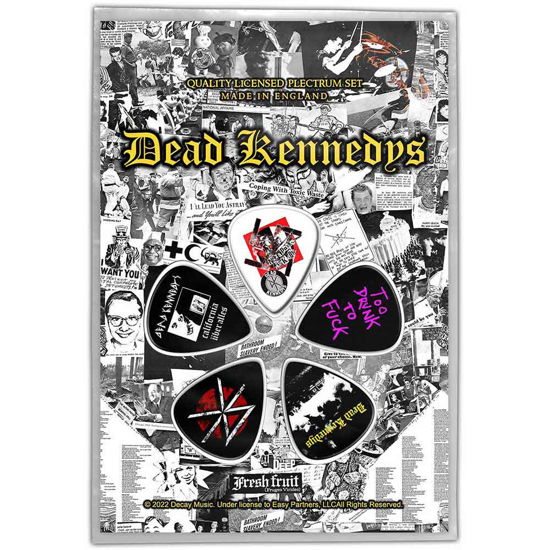 Dead Kennedys Plectrum Pack: Fresh Fruit - Dead Kennedys - Marchandise -  - 5056365721390 - 