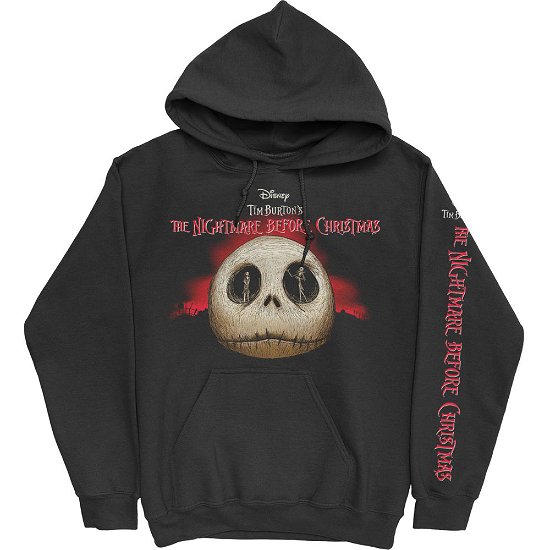 The Nightmare Before Christmas Unisex Pullover Hoodie: Jack Skull Eyes - Nightmare Before Christmas - The - Merchandise -  - 5056368692390 - 