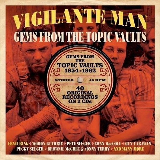 Cover for Vigilante Man-Gems From The Topic Vaults 1954-1962 (CD) (2014)