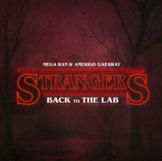 Cover for Mega Ran and Amerigo · Strangers (Red / Black Splatter Vinyl) (LP) (2023)