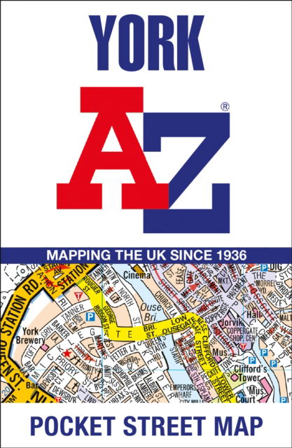 Cover for A-Z Maps · York A-Z Pocket Street Map (Map) [2 Revised edition] (2024)