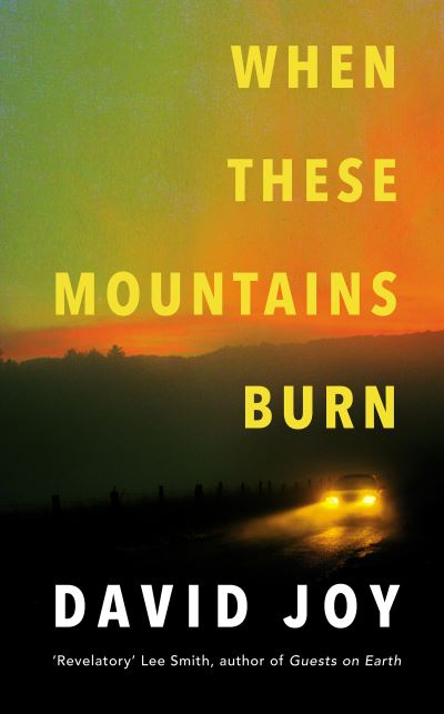 Cover for David Joy · When These Mountains Burn: The literary crime thriller from the prizewinning master of American noir fiction (Hardcover Book) (2020)