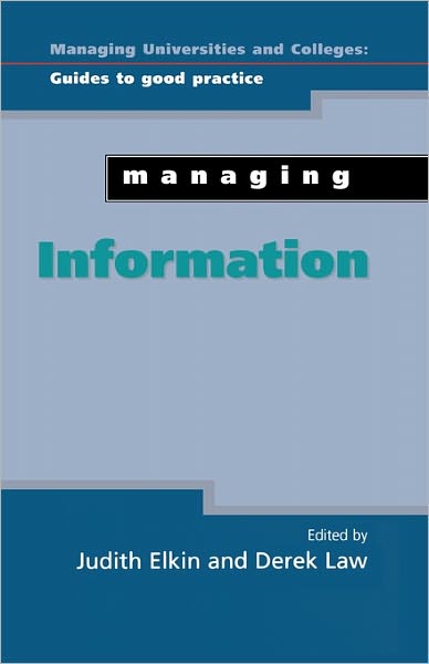 Cover for Elkin · Managing Information (Paperback Book) (2000)