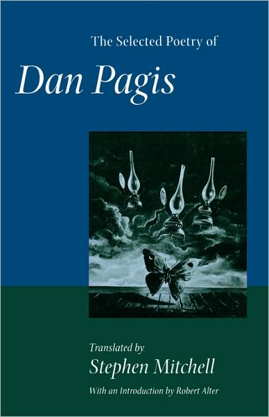 Cover for Dan Pagis · The Selected Poetry of Dan Pagis - Literature of the Middle East (Paperback Book) (1996)