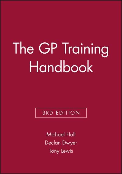Cover for Hall · The GP Training Handbook (Paperback Book) (1999)
