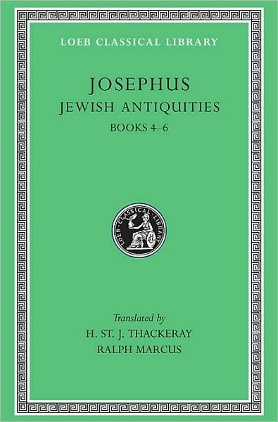Cover for Josephus · Jewish Antiquities, Volume II: Books 4–6 - Loeb Classical Library (Gebundenes Buch) (1930)