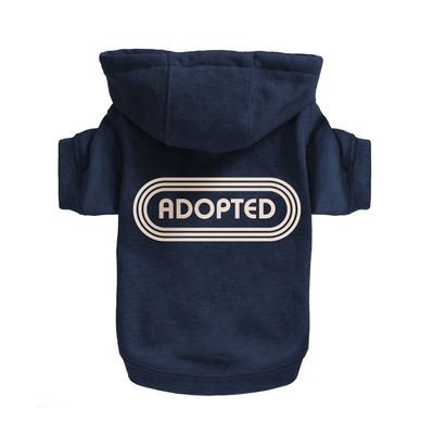 Adopted Dog Hoodie - S - Brass Monkey - Merchandise - Galison - 9780735375390 - 9. juni 2022