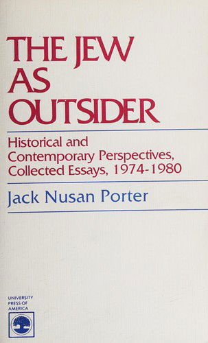 Cover for Porter · Jew as an Outsider Pb (Book) (1982)