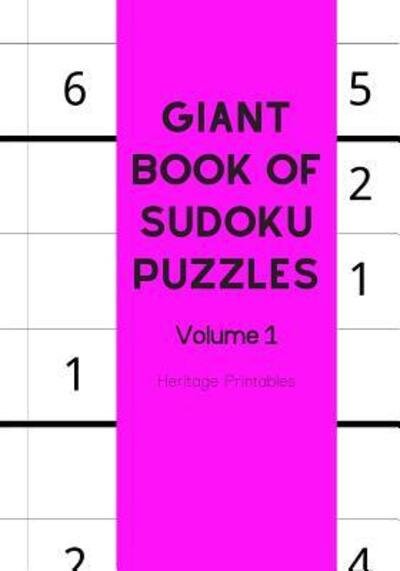 Cover for Heritage Printables · Giant Book of Sudoku Puzzles Volume 1 (Taschenbuch) (2019)