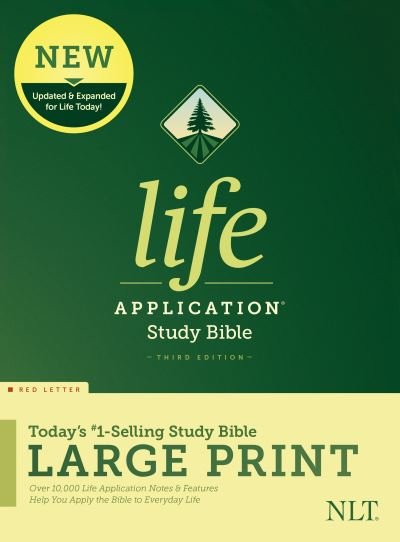 Cover for Tyndale · Tyndale NLT Life Application Study Bible, Third Edition, Large Print  ? New Living Translation Bible, Large Print Study Bible for Enhanced Readability (Hardcover bog) (2020)