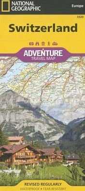 Cover for National Geographic Maps · Switzerland: Travel Maps International Adventure Map (Kort) (2022)