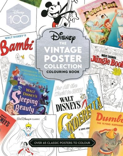 Disney The Vintage Poster Collection Colouring Book - Walt Disney - Bøger - Bonnier Books Ltd - 9781800784390 - 16. marts 2023