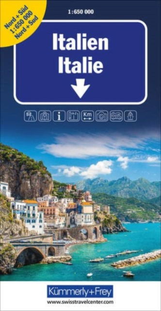 Cover for Italy North+South - Road maps (Map) (2023)