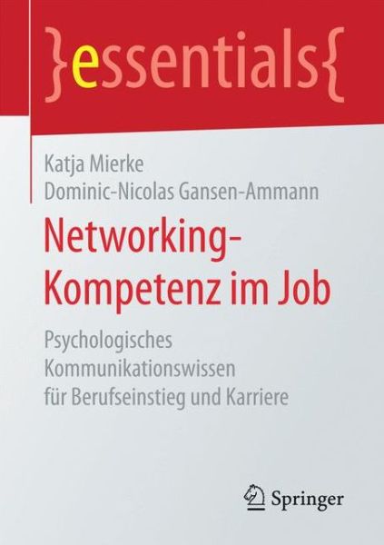 Cover for Mierke · Networking-Kompetenz im Job (Book) (2016)