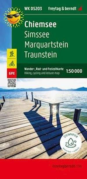 Cover for Chiemsee, hiking, cycling and leisure map 1:50,000, freytag &amp; berndt, WK D5203 (Landkarten) (2022)