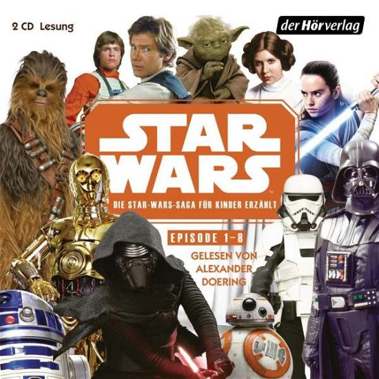 Star Wars Episode 1-8 Für Kinder Erzählt - Star Wars - Musik - Penguin Random House Verlagsgruppe GmbH - 9783844537390 - 11. november 2019