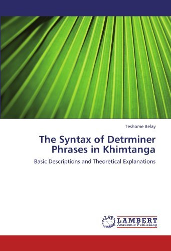 Cover for Teshome Belay · The Syntax of Detrminer Phrases in Khimtanga: Basic Descriptions and Theoretical Explanations (Paperback Book) (2011)