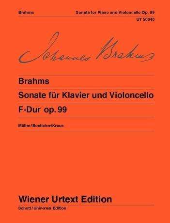 Cover for Johannes Brahms · Sonate F-Dur (Buch) (1973)